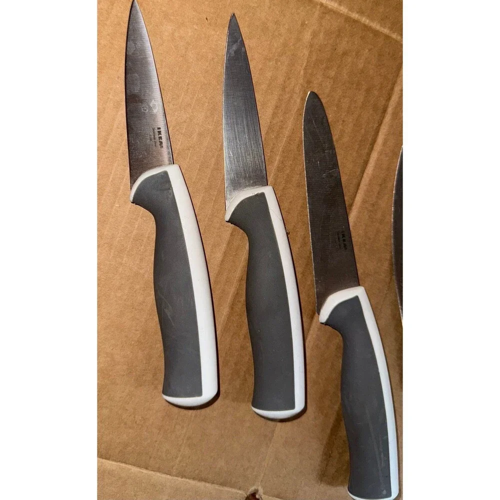 Set of (6) IKEA kitchen Knives